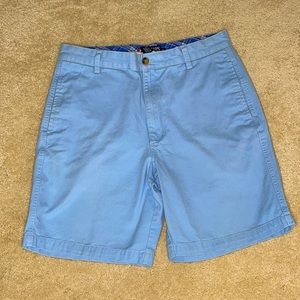 Chaps Flat Front Shorts; Light Blue; Size: 32W